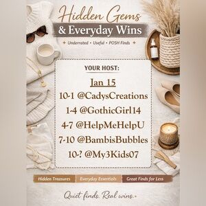 Cadyscreations is LIVE with Anything POSHable